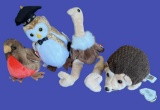(4) Beanie Babies—Wisest, Early, Prickles, and