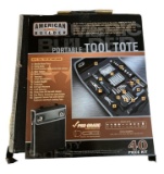 American Builder Portable Tool Tote 40 Piece Kit