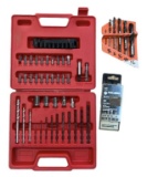 Assorted Drill Bits, Screwdriver Heads, and