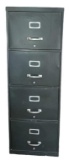 Four Drawer File Cabinet— 17 3/4” X 26” X 50