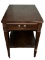 Mahogany 1-Drawer End Table by Mersman