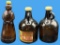 (2) Little Brown Jug Apple Cider Bottles