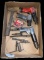 Air Drill, (2) Air Impact Tools, and Assorted
