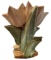 Vintage McCoy Flower Tulip Vase 8.5