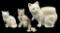 Assorted Cat Decorative Cats including Planter,