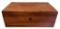 Decorative Wooden Box with Hinged Lid—9” X 5” X 3