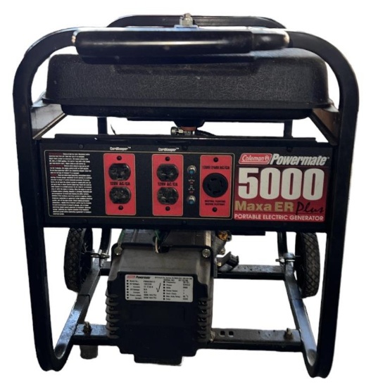 Coleman 5000 Portable Electric Generator - Needs
