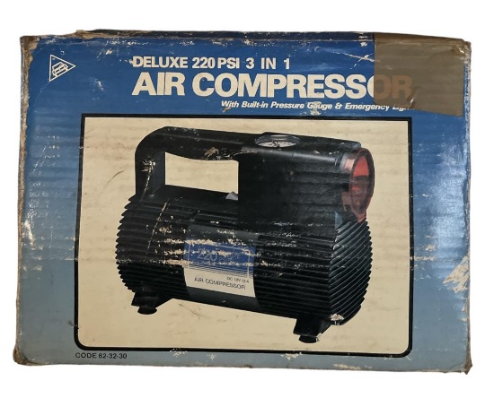 Deluxe 220 PSI 3 in 1 Air Compressor