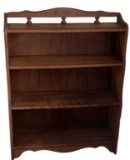 Vintage Wooden Bookcase - 30” x 10”, 39” H