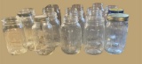(18) 1-Quart Glass Canning Jars