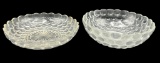 (2) Anchor Hocking “Bubble”  Bowls - 8 1/4” and