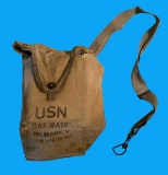 U. S. Navy World War II Gas Mask Canvas Case