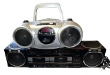 (2) Boom Boxes and (2) CDs