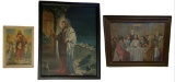 (3) Framed Pictures of Christ—21” X 26 1/2” H