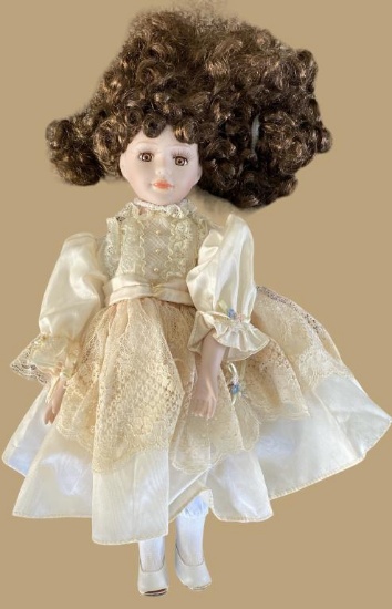 Porcelain Doll - Approximately 17" H