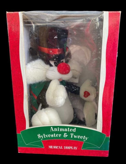 Animated Sylvester and Tweety Musical Display