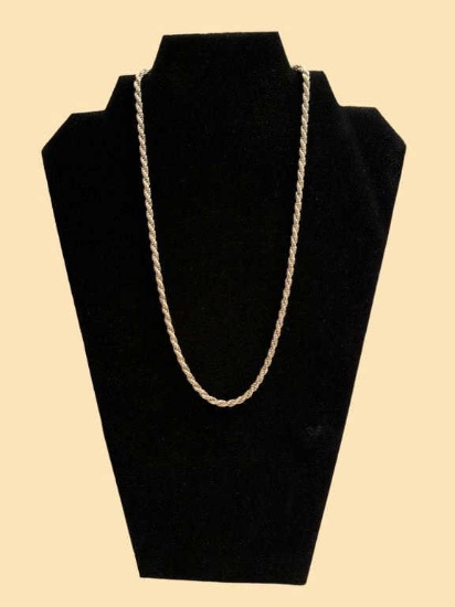 20" Sterling Silver Chain marked "925 Italy"
