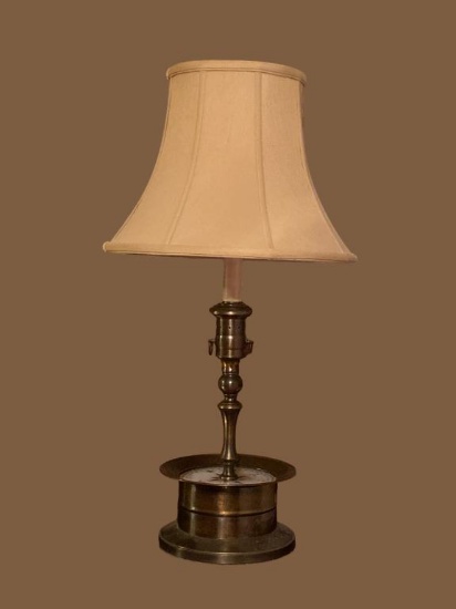 Brass Nautical Table Lamp--31 1/4" Tall to Top of
