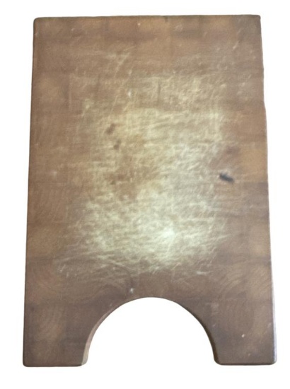 Raised Wooden Chopping Board - 18 1/4” x 12”, 6” H