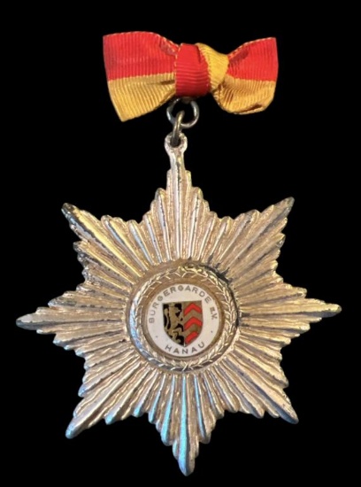 Antique German Burgergarde Medal