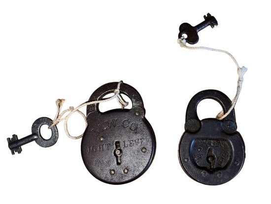(2) Vintage Locks