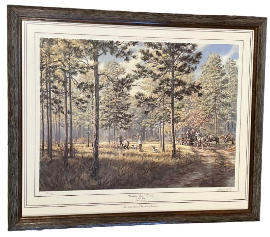Framed and Matted Limited Edition Lithograph: