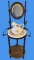 Wash Stand with Bowl and Pitcher - 22 1-2” x  52