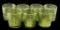(7) Anchor Hocking Avacado Green “Soreno