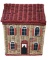 Wicker School House Hinged Basket With Handles—