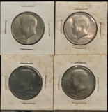 (4) 1976 Kennedy Bicentennial Half Dollar—No M