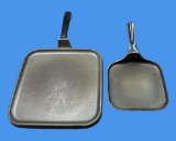 (2) Griddle Pans: Club and Mirro