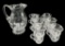 (12) Candlewick Punch Cups & Candlewick Pitcher