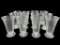 (12) Unknown Manufacturer Etched Glass Water