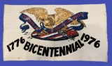 Vintage 1976 Bicentennial Woven Rug—43” X 24”