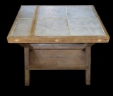 Side Table With Tile Top—23