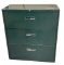 Three Drawer Metal Cabinet—36” x 18”, 41.25” Tall