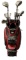 Golf Bag with Assorted Golf Clubs & Accessories