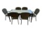 Outdoor Table & (6) Chairs--Hampton Bay