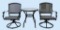 (2) Outdoor Chairs & (1) Round Table