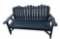 Large Wooden Outdoor Bench--Very Heavy--68