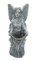Concrete Angel Yard Figurine/Bird Bath, 34 1/2