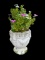Round Footed Concrete Planter--13