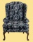 Queen Anne Style Wing Chair