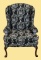 Queen Anne Style Wing Chair