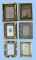 (6) Gold Frames