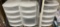 (2) 4-Drawee Plastic Storage Containers and (1)
