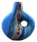 Viz Art Glass Hand Blown Table Top Vase--11 7/8