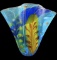 Viz Art Glass Hand Blown Vase--16 1/4