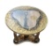 Vintage Round End Table--27 3/4