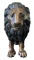 Bronze Lion Figure - 31 1/4